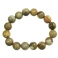 Petrified Wood round beads bracelet