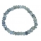 Iolite faceted flat beads bracelet