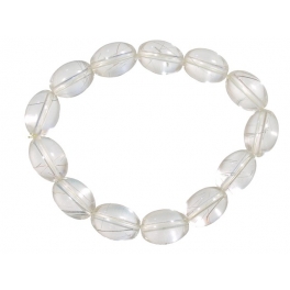 Silver Rutilated Quartz marquise beads bracelet Silver Rutilated Quartz marquise beads bracelet