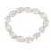 Silver Rutilated Quartz marquise beads bracelet