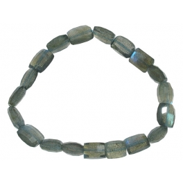 Labradorite faceted flat beads bracelet Labradorite faceted flat beads bracelet
