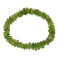 Peridot irregular beads bracelet