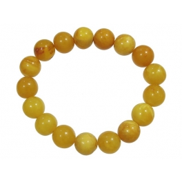 Copal round beads Bracelet