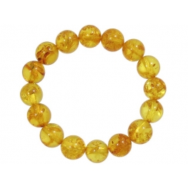 Amber round beads Bracelet Amber round beads Bracelet