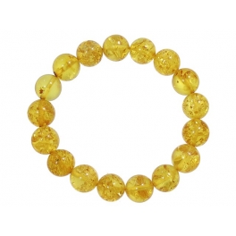 Amber round beads Bracelet