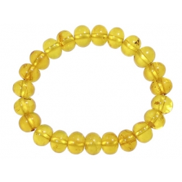 Amber flat beads Bracelet Amber flat beads Bracelet
