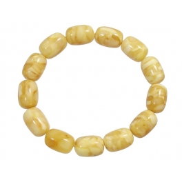 Copal barrel beads Bracelet Copal barrel beads Bracelet