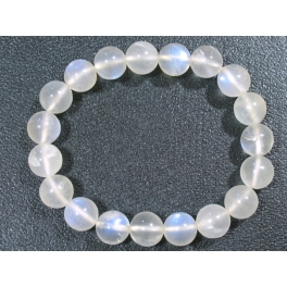 Blue sheen color Moonstone round beads bracelet Blue sheen color Moonstone round beads bracelet