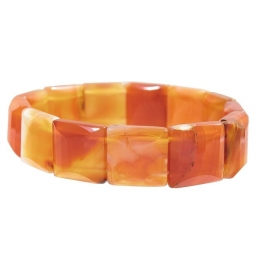 Red Chalcedony DD beads bracelet Red Chalcedony DD beads bracelet