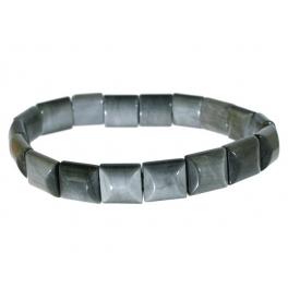 Gray Tiger's Eye DD beads Bracelet