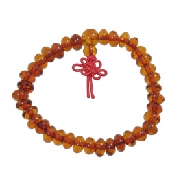 Amber flat beads Bracelet Amber flat beads Bracelet