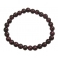 Garnet round beads bracelet