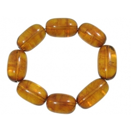 Copal barrel beads Bracelet Copal barrel beads Bracelet