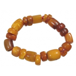 Copal barrel beads Bracelet Copal barrel beads Bracelet