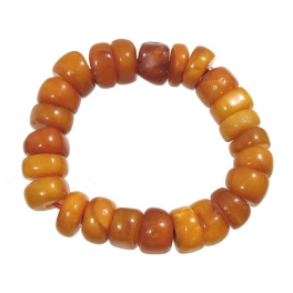 Copal barrel beads Bracelet Copal barrel beads Bracelet