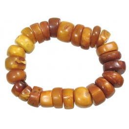 Copal barrel beads Bracelet Copal barrel beads Bracelet