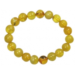 Copal round beads Bracelet