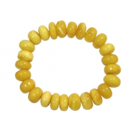 Copal flat beads Bracelet Copal flat beads Bracelet