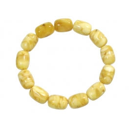 Copal barrel beads Bracelet Copal barrel beads Bracelet