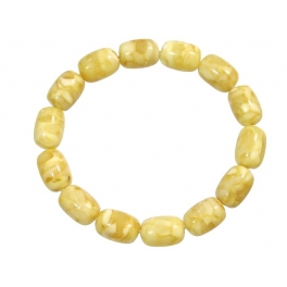 Copal barrel beads Bracelet Copal barrel beads Bracelet