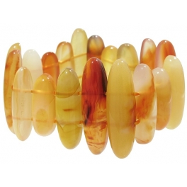 Red Chalcedony DD beads bracelet Red Chalcedony DD beads bracelet