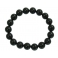 Black Onyx round beads bracelet