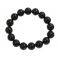 Black Onyx round beads bracelet