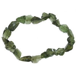 Moldavite irregular beads bracelet Moldavite irregular beads bracelet