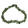 Moldavite irregular beads bracelet