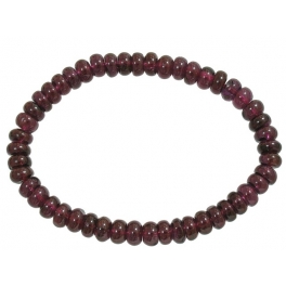 Garnet flat beads bracelet Garnet flat beads bracelet