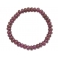 Garnet flat beads bracelet