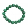 Malachite round beads bracelet