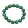 Malachite round beads bracelet