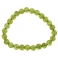 Peridot round beads bracelet