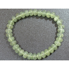 Green Garnet flat beads bracelet Green Garnet flat beads bracelet