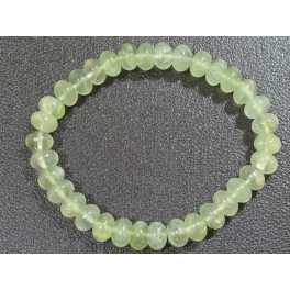 Green Garnet flat beads bracelet
