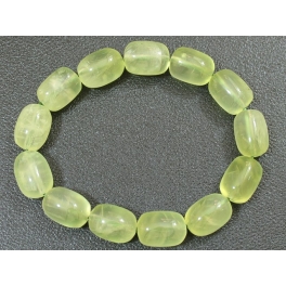 Green Garnet barrel beads bracelet Green Garnet barrel beads bracelet