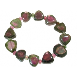 Muticolor Tourmaline triangle beads bracelet Muticolor Tourmaline triangle beads bracelet