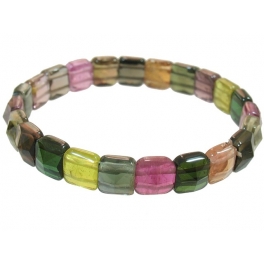 Muticolor Tourmaline faceted DD beads bracelet Muticolor Tourmaline faceted DD beads bracelet