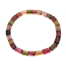Muticolor Tourmaline round beads bracelet Muticolor Tourmaline round beads bracelet