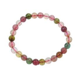 Muticolor Tourmaline round beads bracelet Muticolor Tourmaline round beads bracelet