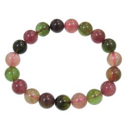 Muticolor Tourmaline round beads bracelet Muticolor Tourmaline round beads bracelet