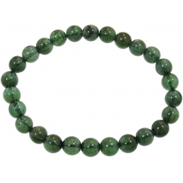 Green Tourmaline round beads bracelet