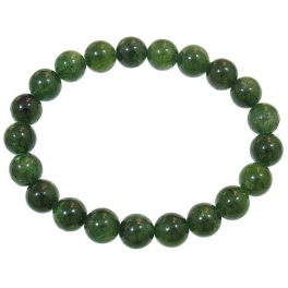 Green Tourmaline round beads bracelet