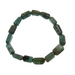 Green Tourmaline irregular beads bracelet Green Tourmaline irregular beads bracelet