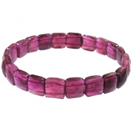 Red color Tourmaline faceted DD beads bracelet Red color Tourmaline faceted DD beads bracelet
