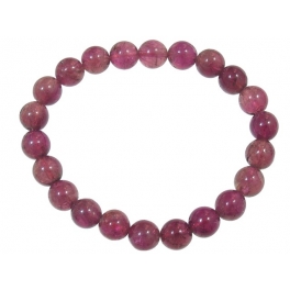 Red color Tourmaline round beads bracelet Red color Tourmaline round beads bracelet