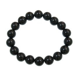 Black Tourmaline round beads bracelet Black Tourmaline round beads bracelet