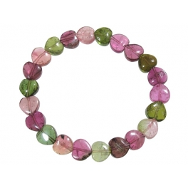 Muticolor Tourmaline heart bracelet Muticolor Tourmaline heart bracelet