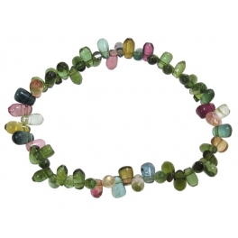 Muticolor Tourmaline pear beads bracelet Muticolor Tourmaline pear beads bracelet